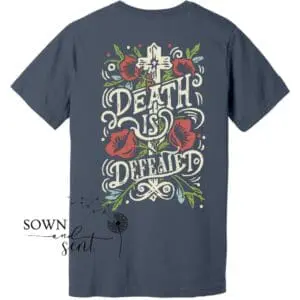 Death is Defeated Tshirt - Image 4