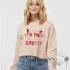 Glory To the Newborn King - Christian Women's Cropped Pink Christmas Sweatshirt