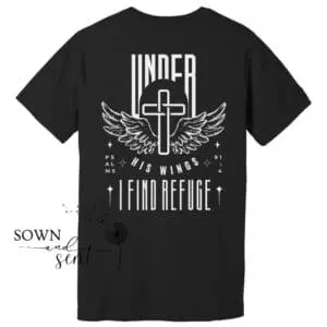 Under His Wings T-shirt - Image 4