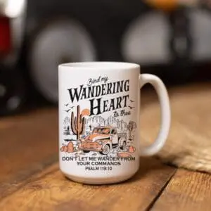 Bind my Wandering Heart to Thee Mug - Image 2