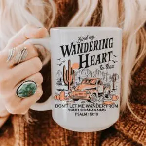 Bind my Wandering Heart to Thee Mug - Image 3