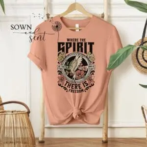Where The Spirit Of The Lord Is There Is Freedom Tshirt - Image 2