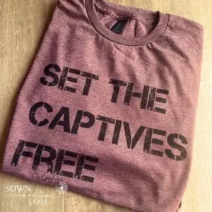 Set The Captives Free Tshirt - Image 3