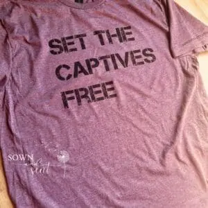 Set The Captives Free Tshirt - Image 5