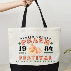 Peach Festival Tote Bag - Image 2