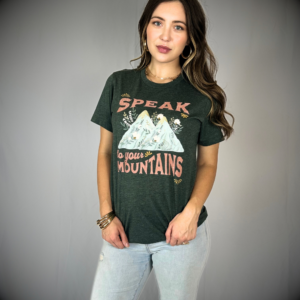 Speak To Your Mountains Christian Women's T-shirt