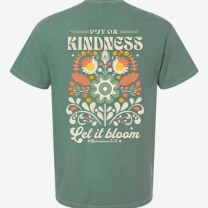 Put on Kindness Christian Women Boho T-shirt