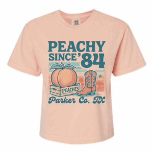 Peachy Since '84 Women's Cropped T-Shirt